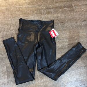Spanx Faux Leather Leggings- S